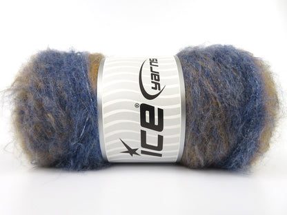 Mohair Roll Jeans Blue, Brown Shades fnt2-85067