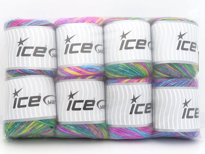 Mixed Lot Multicolor Cakes Malaga Yarns fnt2-85074