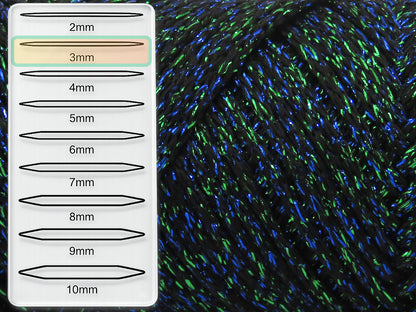 Gleamy Black, Blue, Green fnt2-85090