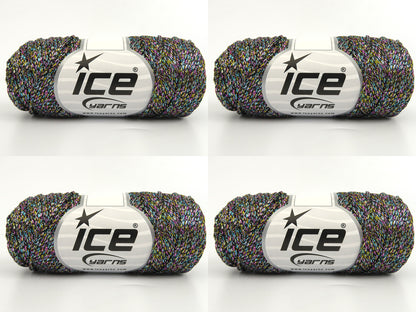 Gleamy Black, Pink, Gold, Turquoise, Silver fnt2-85091