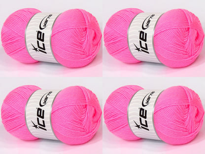 AntiPilling Petite Neon Pink fnt2-85115