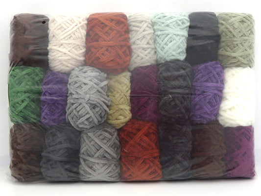 Chenille Baby Leftover Yarns 1000 gr.