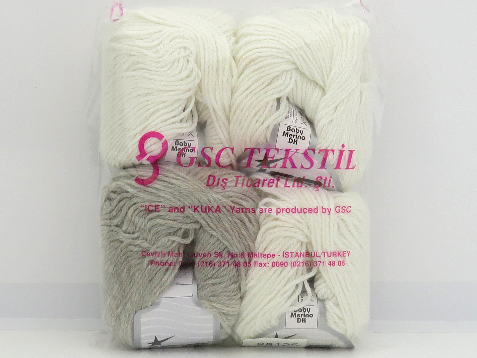 Mixed Lot Multicolor Baby Merino DK - Baby Alpaca Yarns fnt2-85125