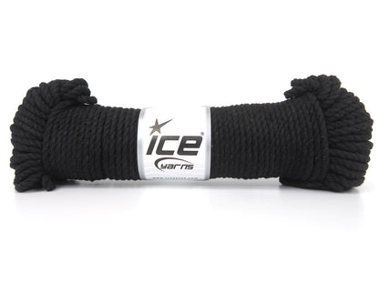 Giant Cotton Cord Black fnt2-85150