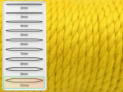 Giant Cotton Cord Yellow fnt2-85152