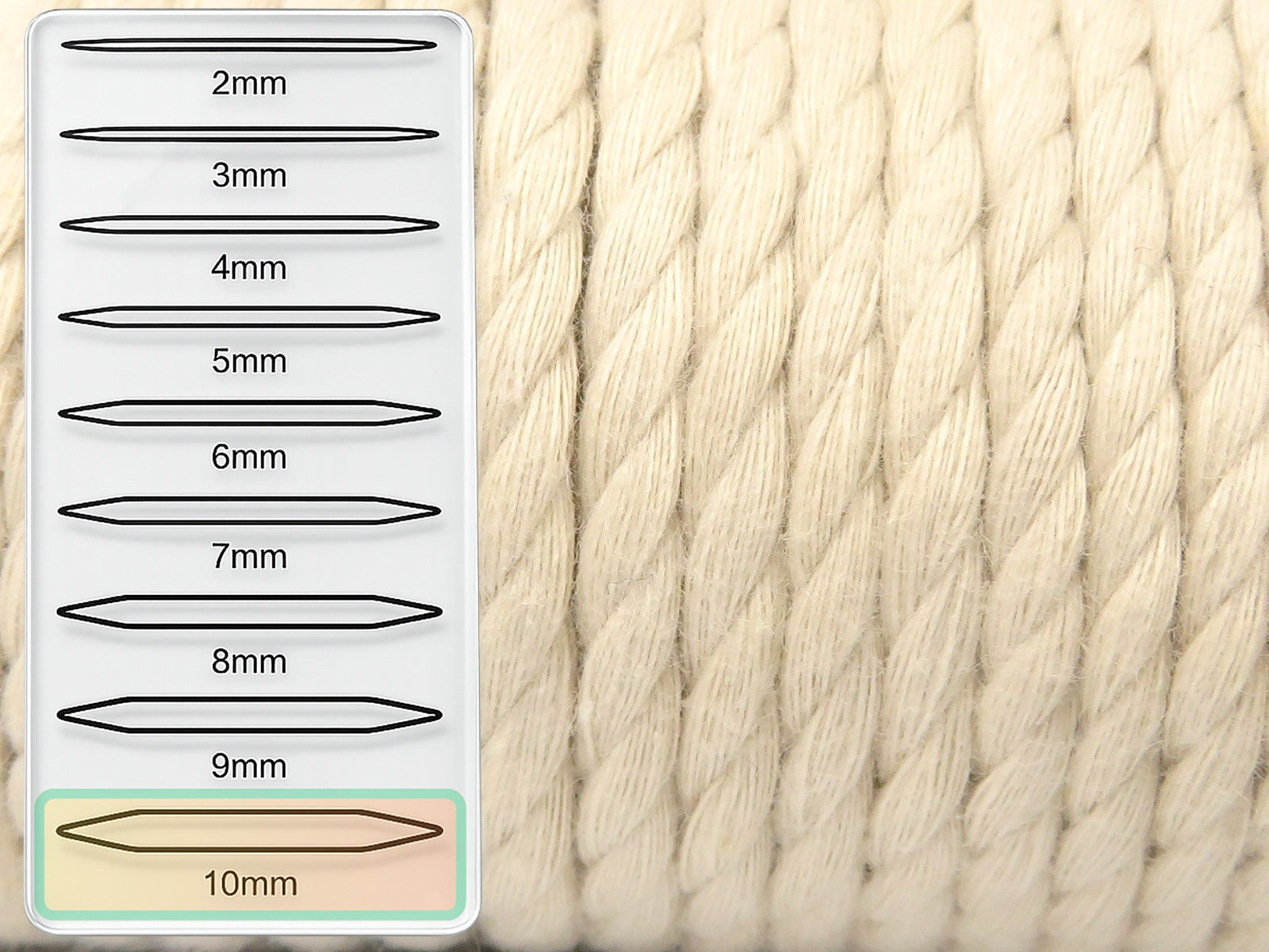Giant Cotton Cord Light Beige fnt2-85153