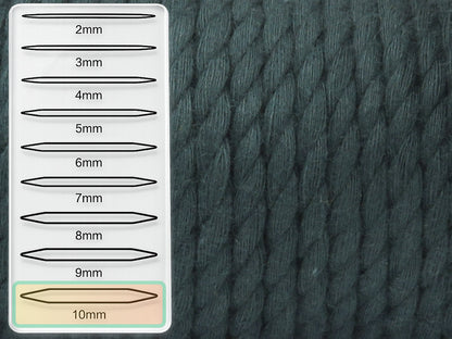 Giant Cotton Cord Dark Green fnt2-85154