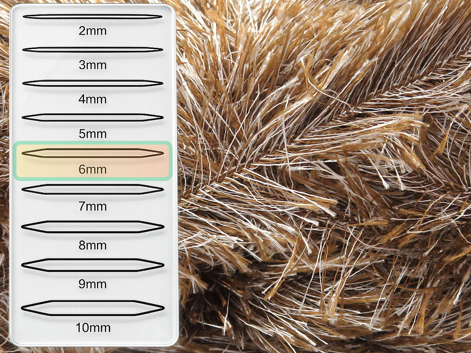 Eyelash 100gr Brown, White fnt2-85182