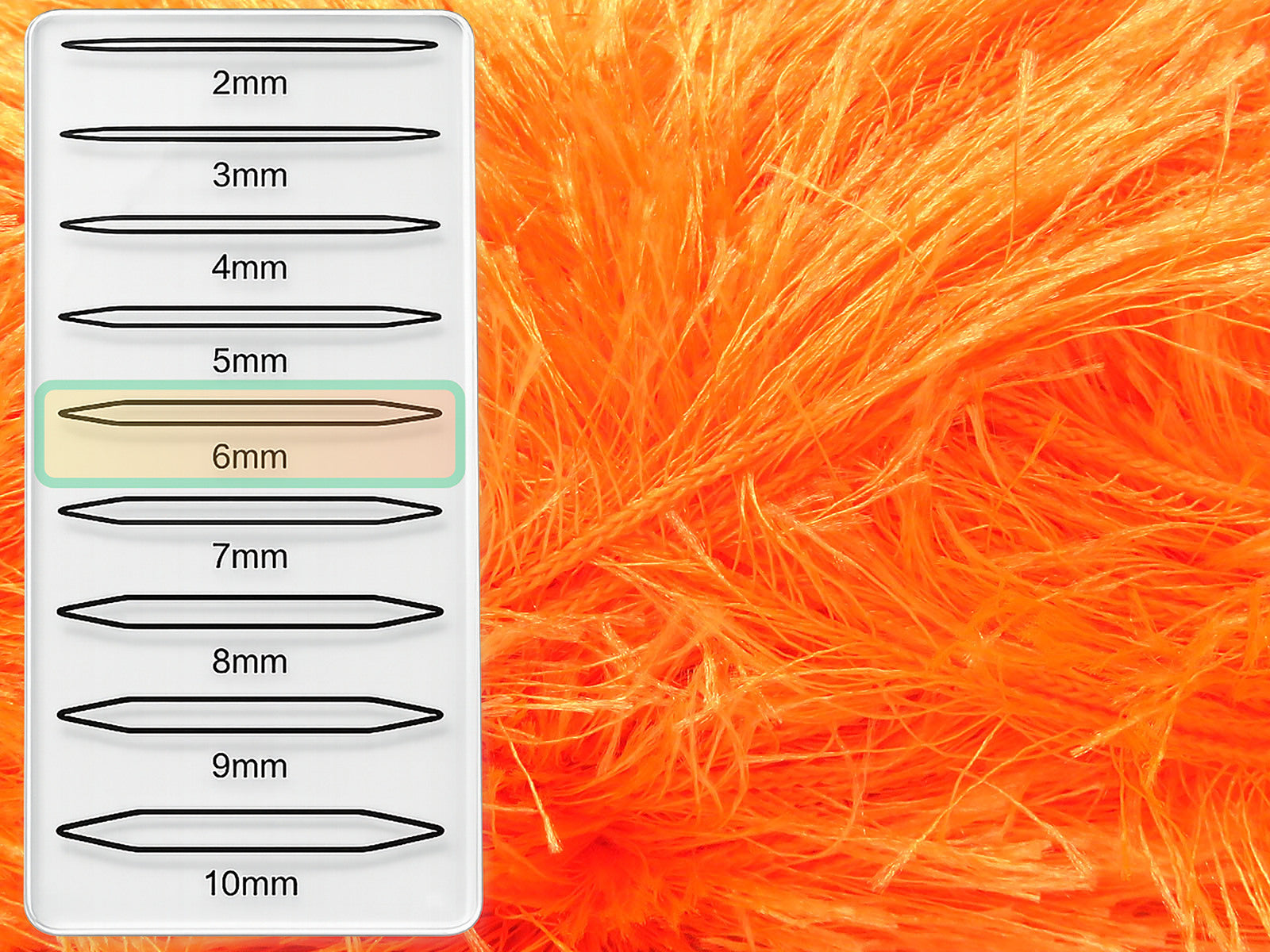 Eyelash 100gr Neon Orange fnt2-85183