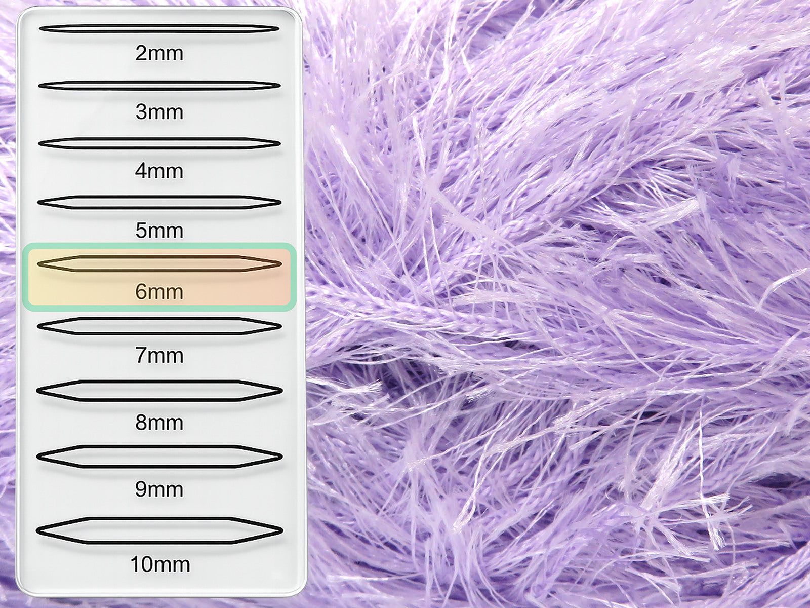 Eyelash 100gr Light Lilac fnt2-85186