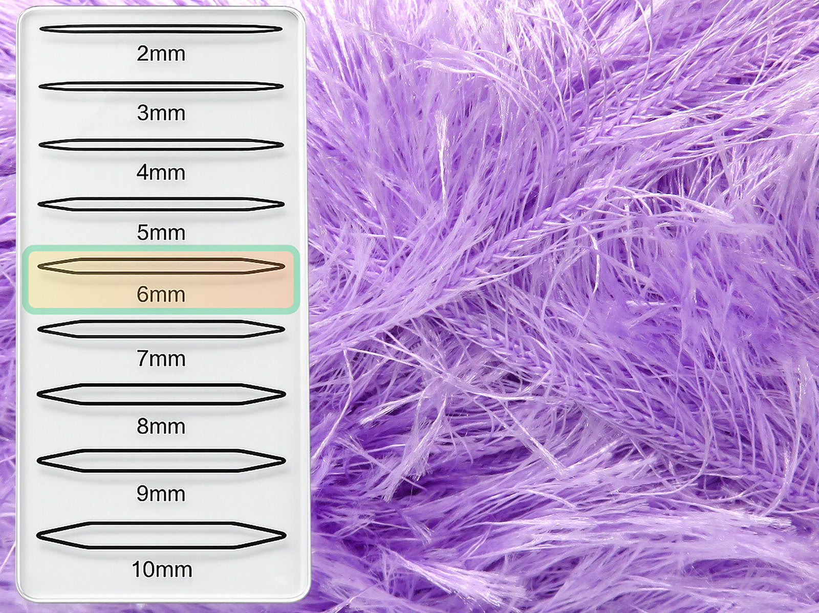 Eyelash 100gr Lilac fnt2-85187