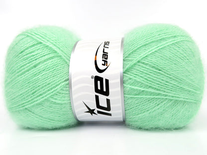 Mohair Pastel Mint Green  fnt2-85199