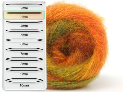 Mohair Pastel Orange Shades, Green Shades  fnt2-85201
