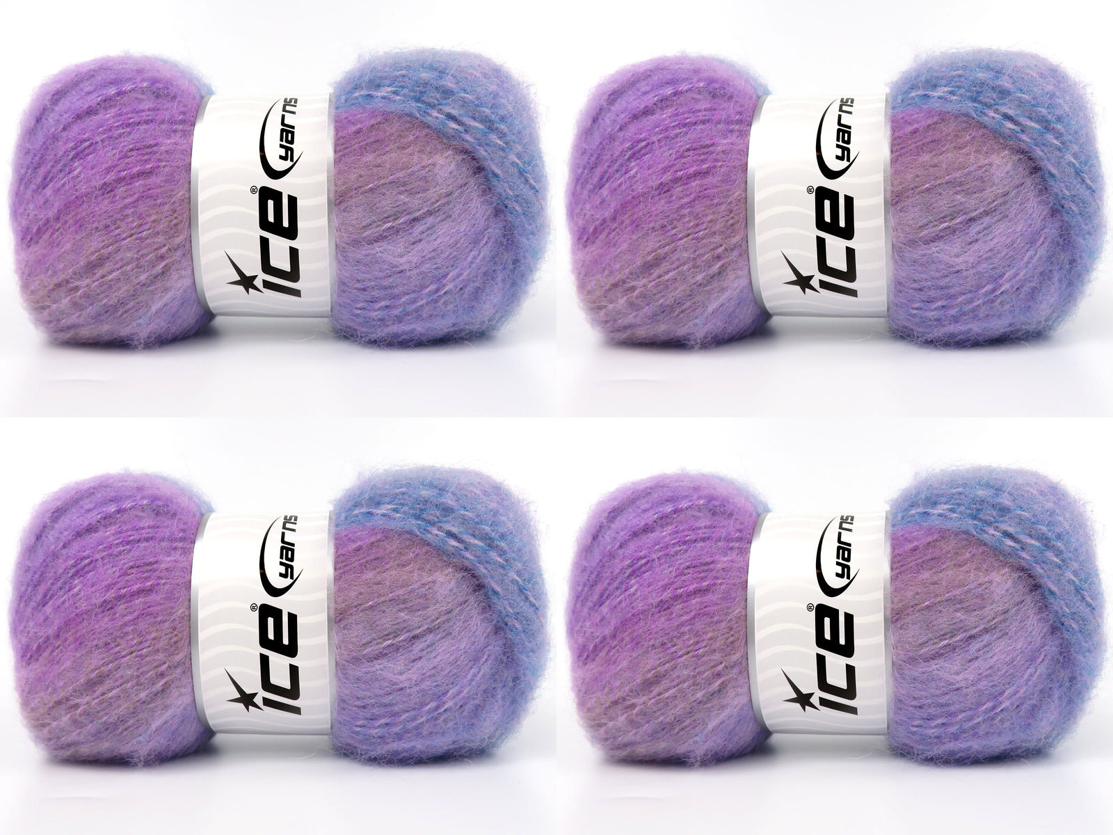 Mohair Pastel Lilac Shades, Blue Shades  fnt2-85202