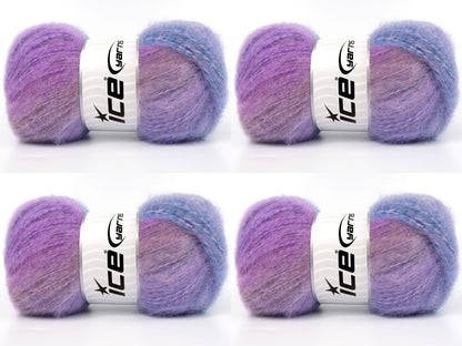 Mohair Pastel Lilac Shades, Blue Shades  fnt2-85202