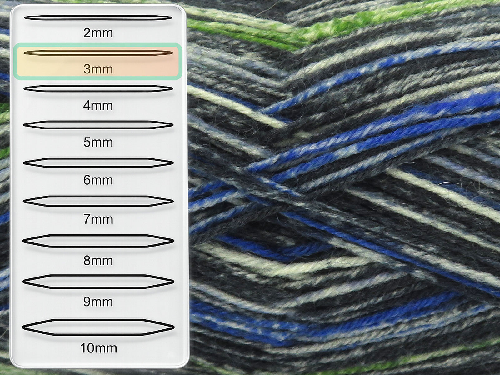 Sock Print Blue Shades, Cream, Green, Black  fnt2-85222
