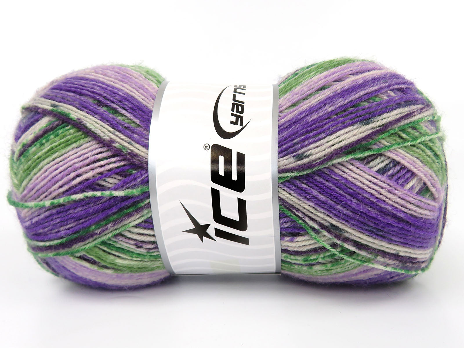 Sock Print Purple Shades, Green Shades, White  fnt2-85226
