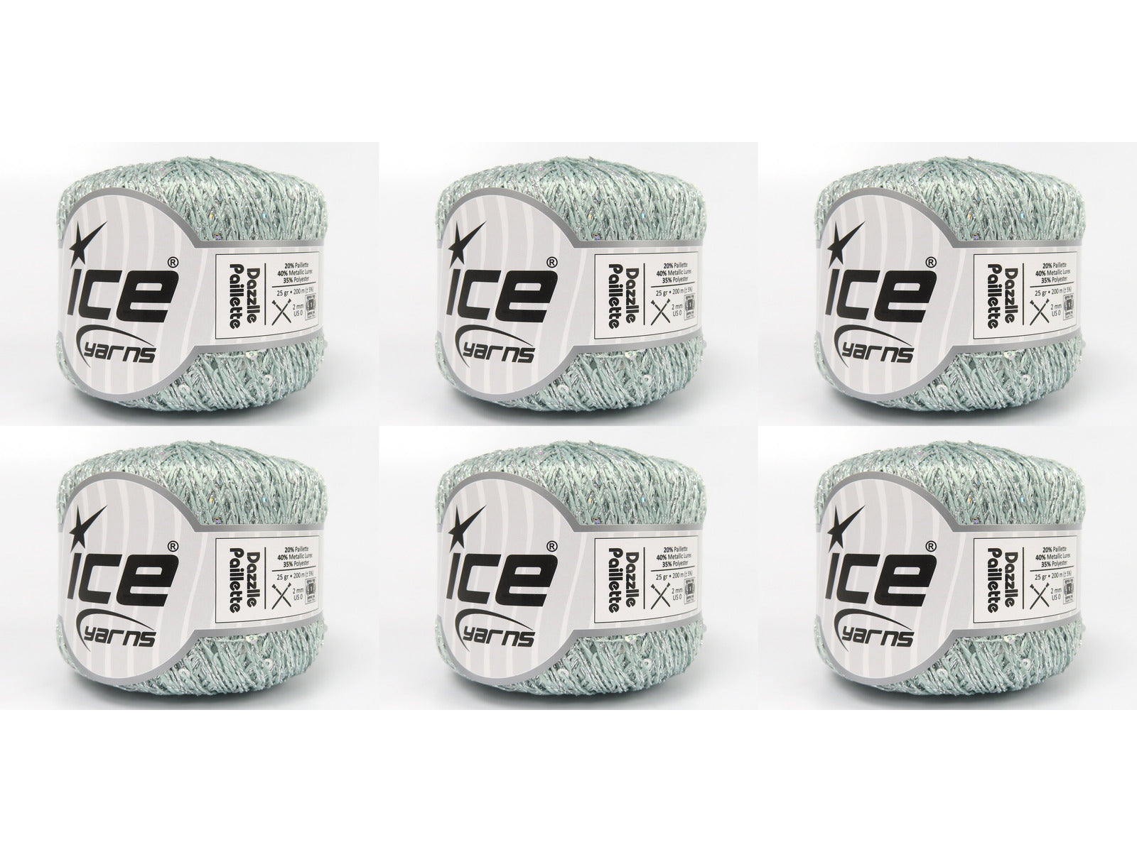 Dazzle Paillette Mint Green fnt2-85271