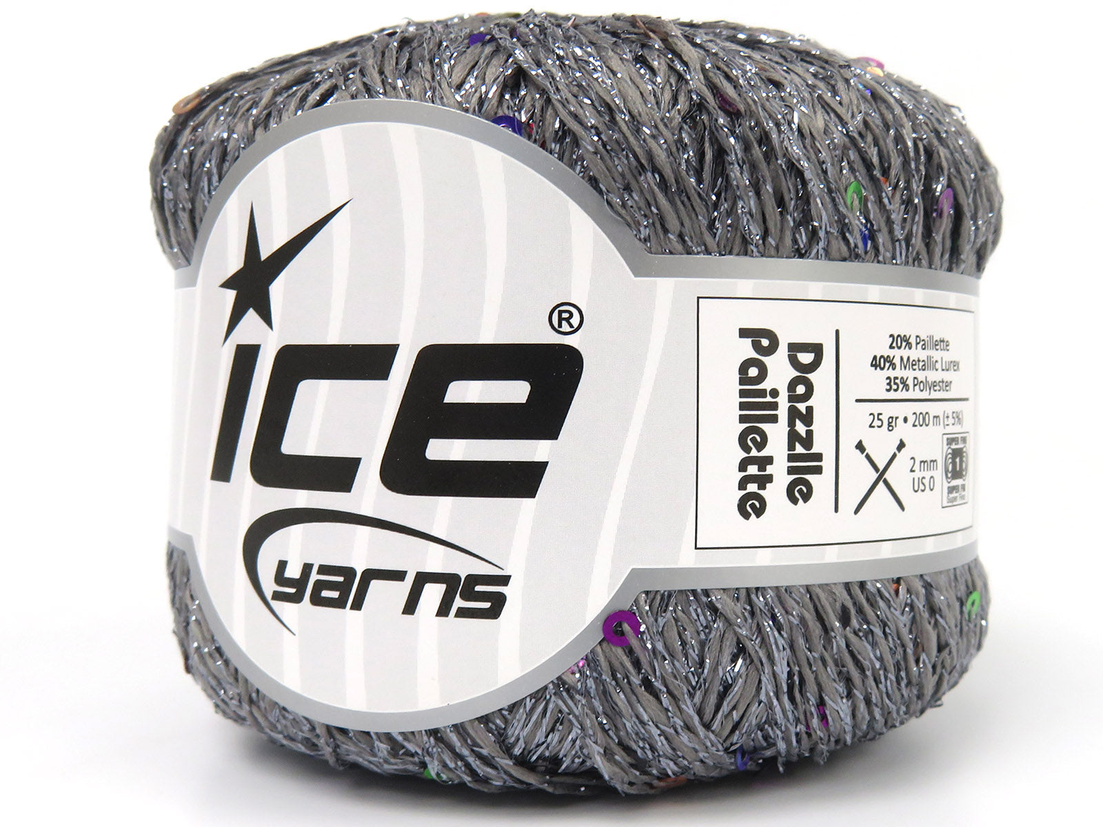 Dazzle Paillette Grey fnt2-85275