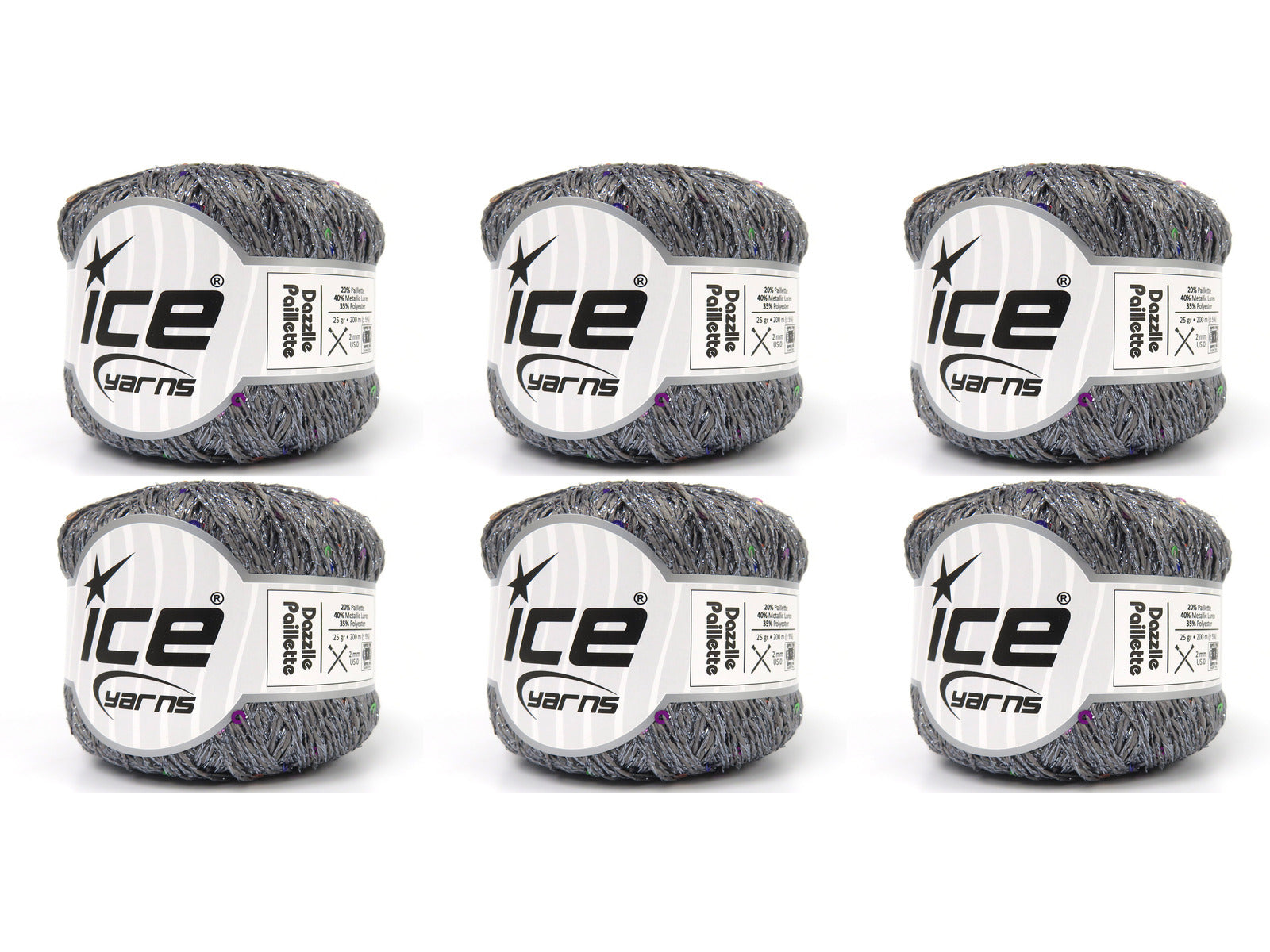 Dazzle Paillette Grey fnt2-85275