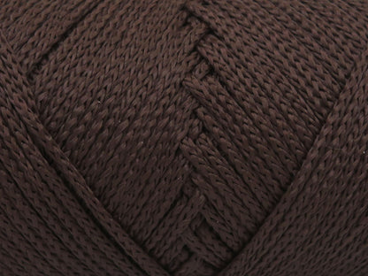 Lot of 4 x 100gr Skeins Ice Yarns MACRAME CORD Hand Knitting Yarn Dark Brown