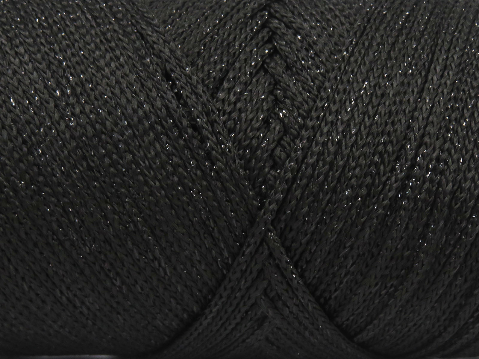 Lot of 2 x 200gr Skeins Ice Yarns MACRAME GLITZ Hand Knitting Yarn Black