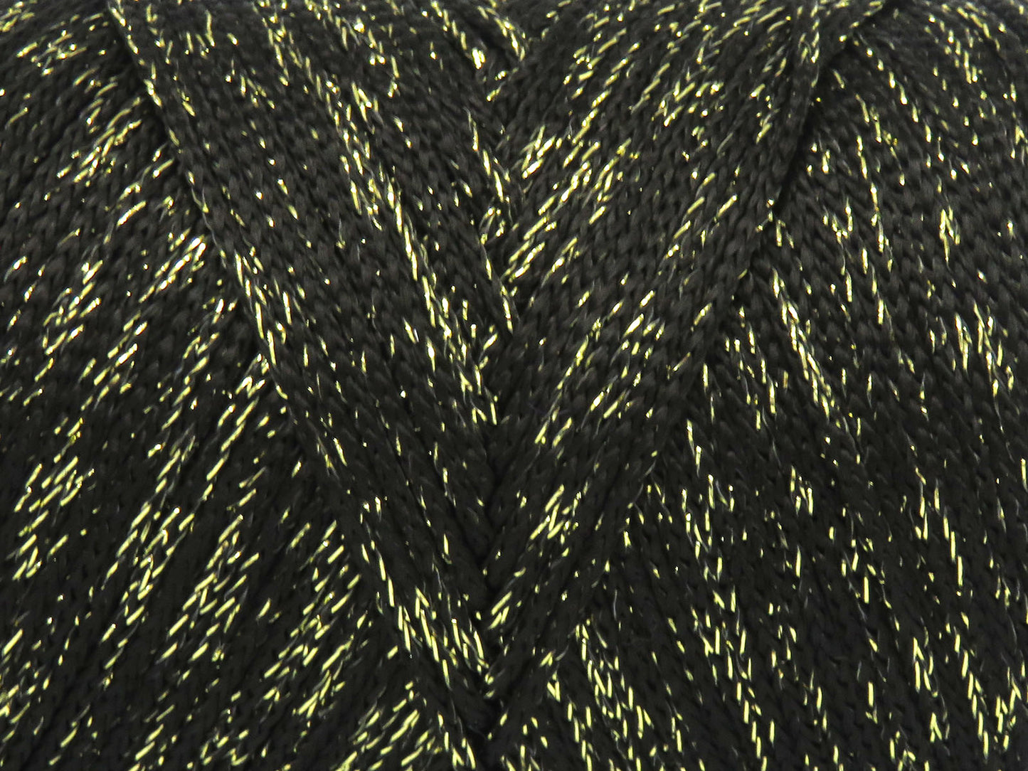 Lot of 2 x 200gr Skeins Ice Yarns MACRAME GLITZ Hand Knitting Yarn Black