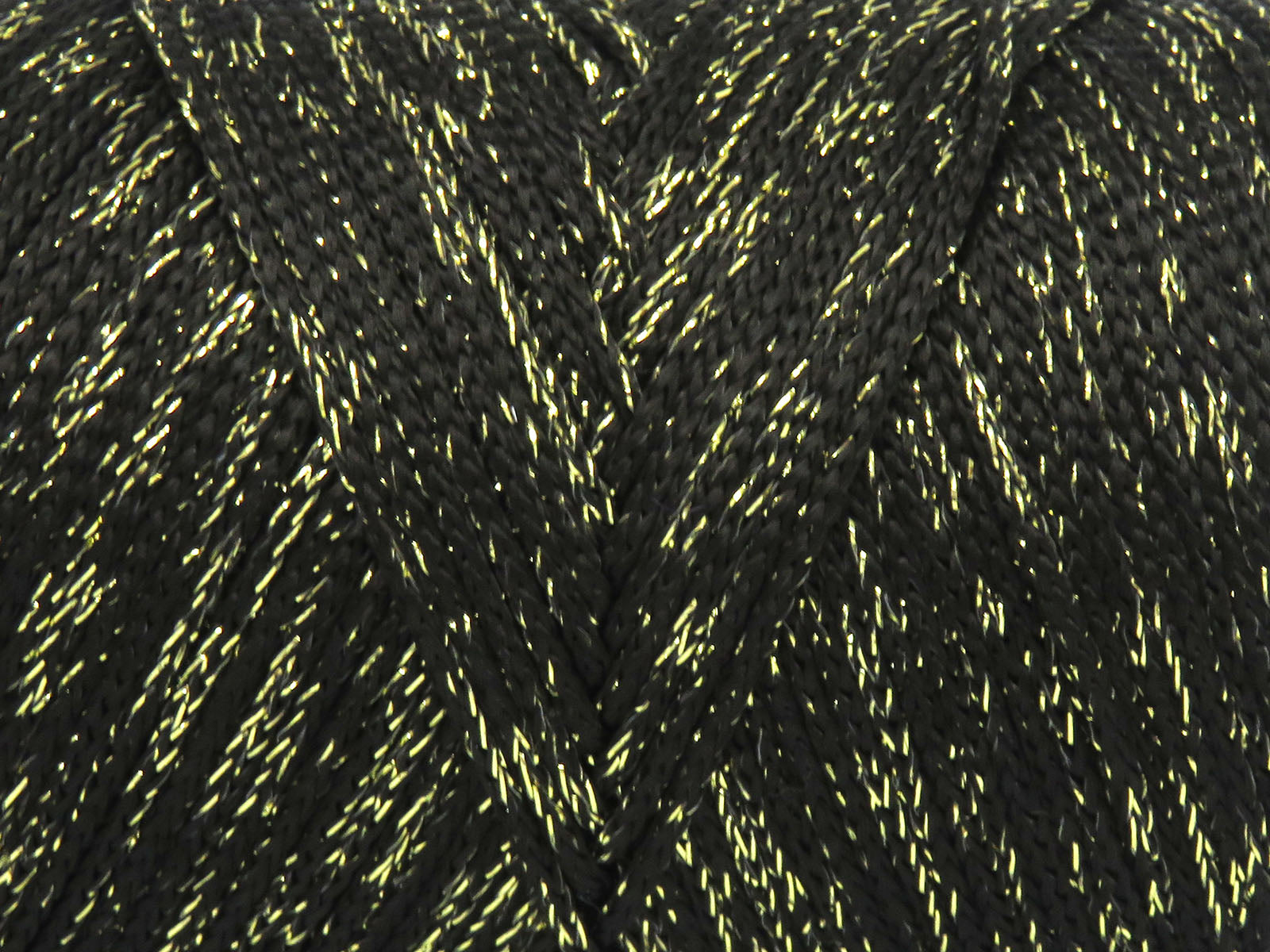 Lot of 2 x 200gr Skeins Ice Yarns MACRAME GLITZ Hand Knitting Yarn Black