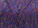 Ice Yarns Macrame Glitz – Purple 2 – 80% Polyester, 20% Metallic Lurex