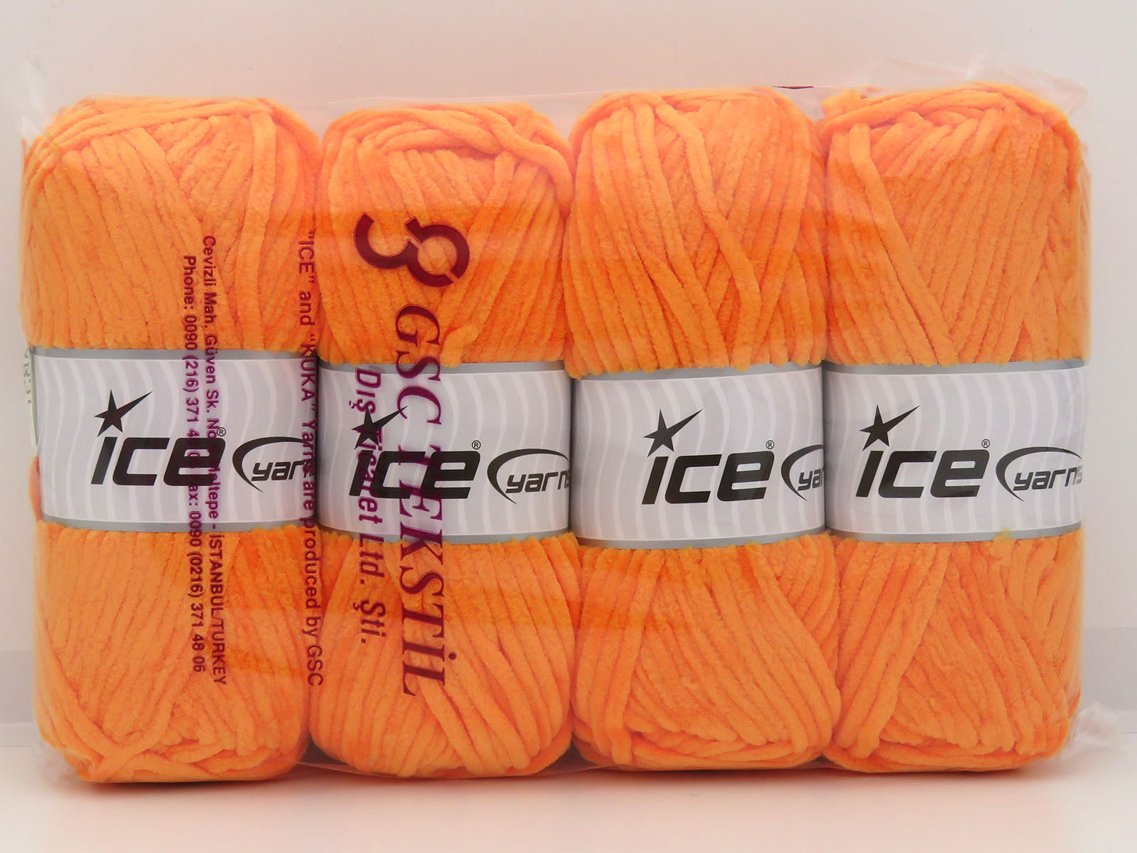 Chenille Baby Yellowish Orange fnt2-85377