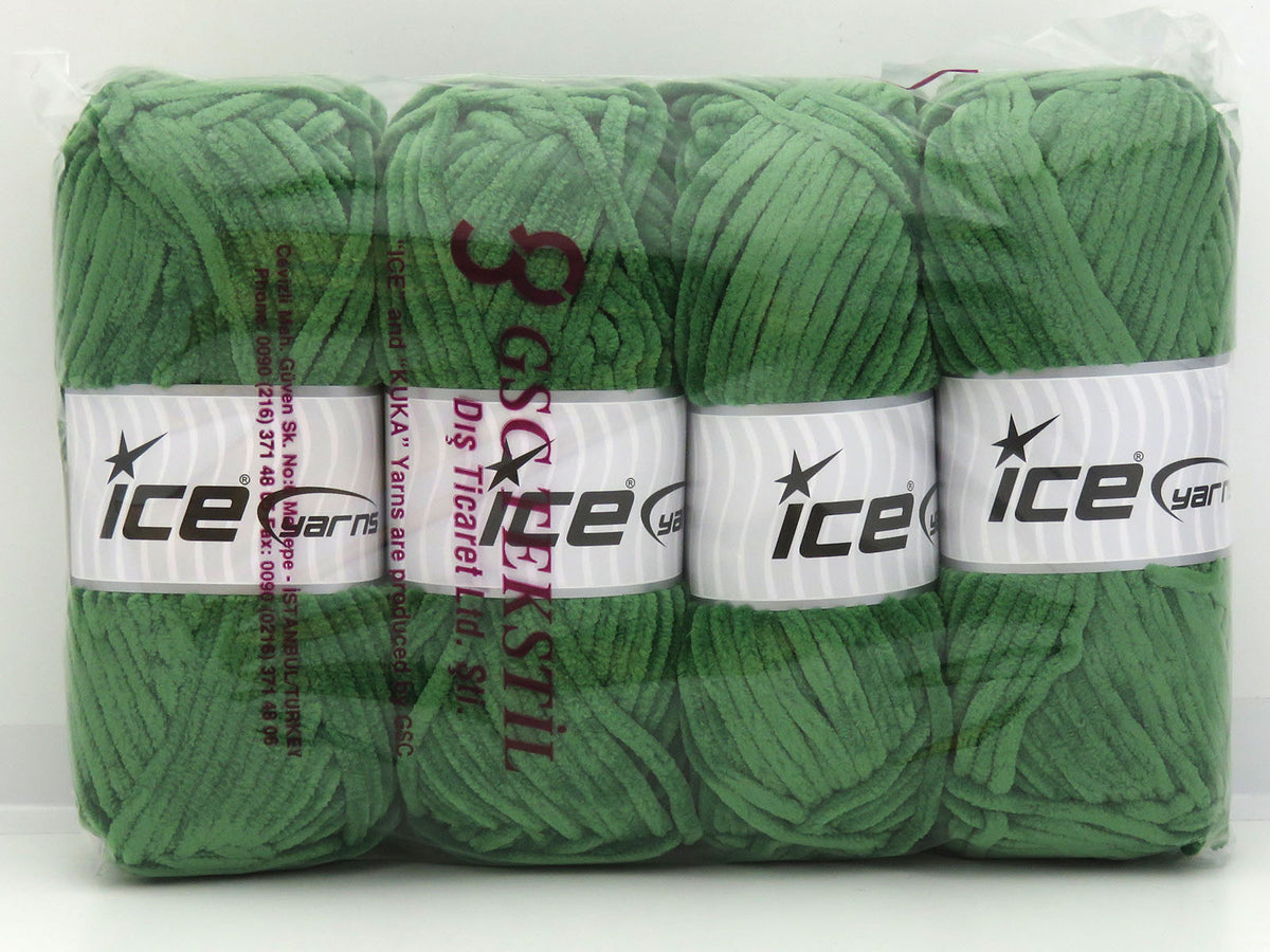 Chenille Baby Grass Green fnt2-85397