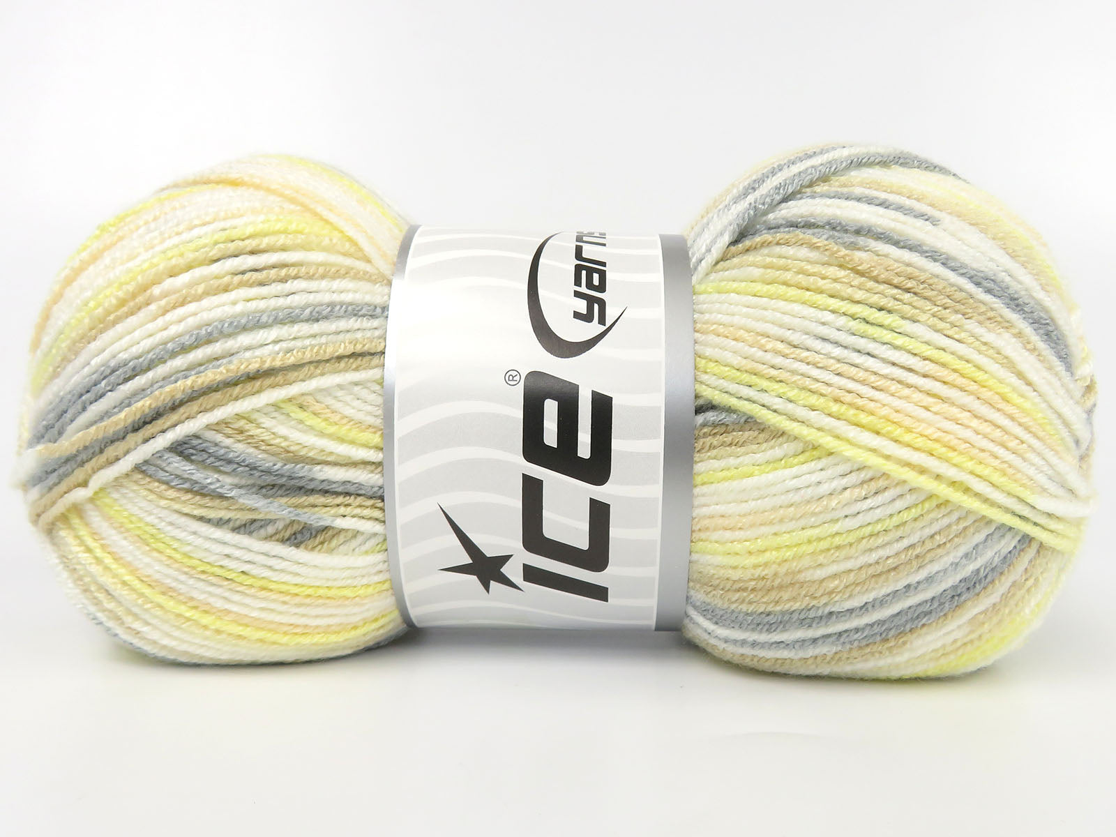 Baby Pastel Yellow, White, Cream Shades, Light Grey fnt2-85444