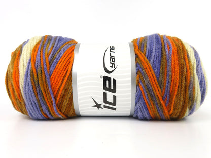 Saver Batik 200gr Bluish Lilac, Orange Shades, Cream  fnt2-85475