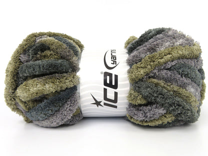 Giant Chenille Grey, Light Camel  fnt2-85481