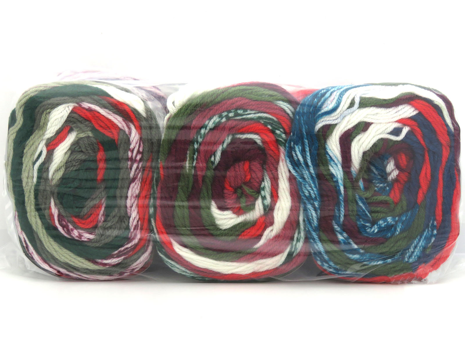 Mixed Lot Multicolor Self Striping Yarns fnt2-85507