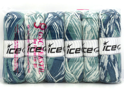 Mixed Lot Multicolor Cotton Yarns fnt2-85511