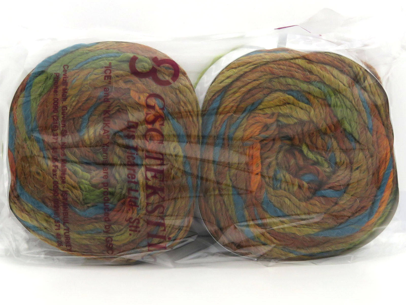 Cake Ottley Brown Shades, Orange,Turquoise, Green fnt2-85531