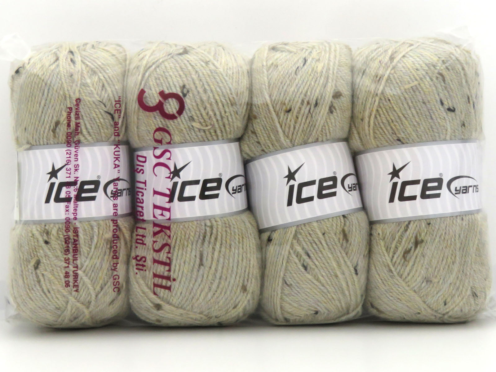 Oyster Tweed Light Grey, Dark Cream fnt2-85549