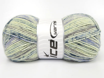 Manning Sock Turquoise, Blue Shades, Cream, Grey fnt2-85553