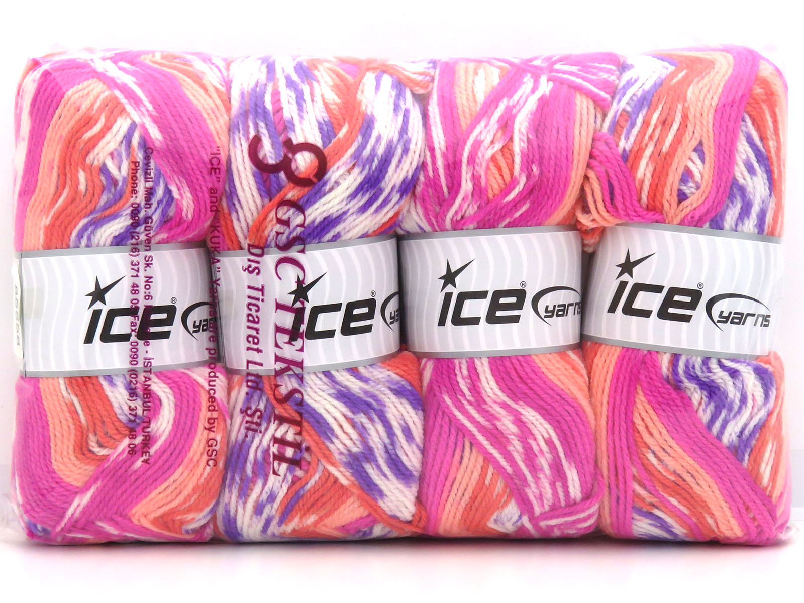 Feliciana Fuchsia, Salmon Shades, Lilac, White fnt2-85558