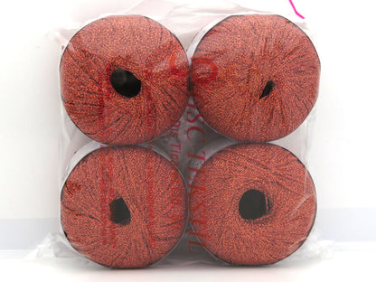 Ice Yarns Diamond – Cobre Claro – 60 % Lúrex Metálico, 40 % Poliamida