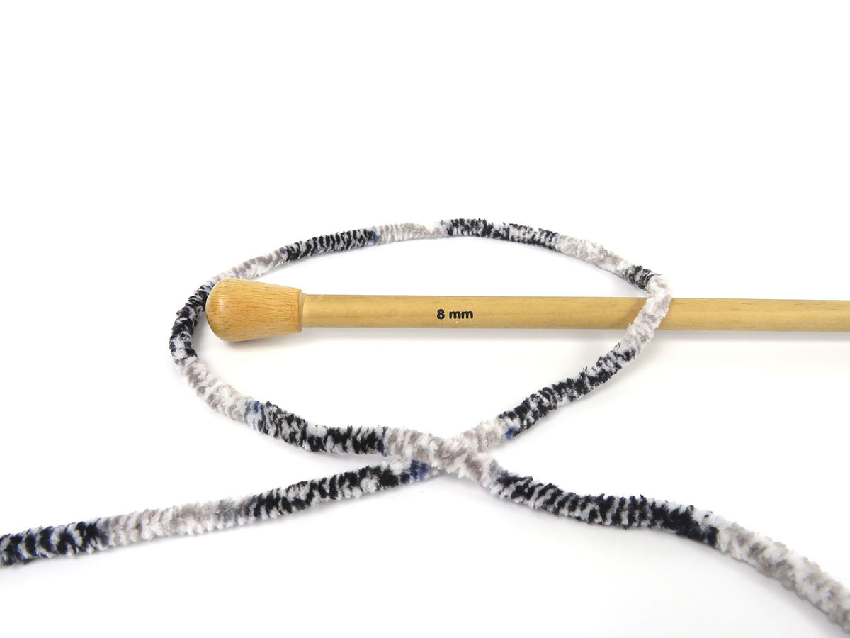 Chenille Safari Navy, Black, Grey, White fnt2-85618