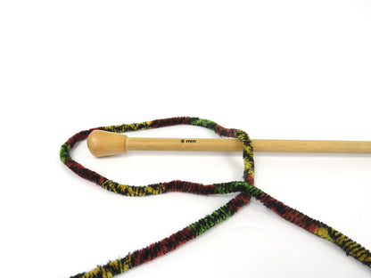 Chenille Safari Black, Brown, Yellow, Green fnt2-85621