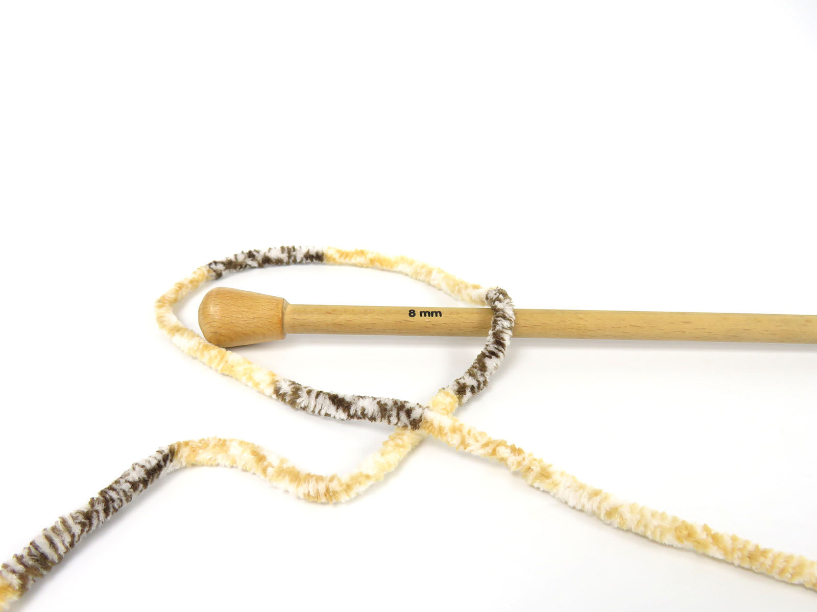 Chenille Safari Brown, Light Gold, White fnt2-85622