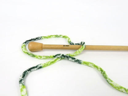 Chenille Safari Green Shades, White fnt2-85623