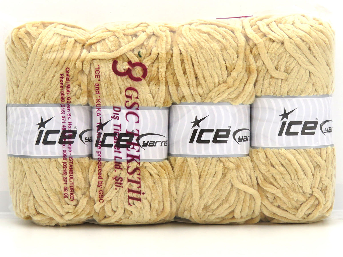 Velvet Chenille Dark Cream fnt2-85645