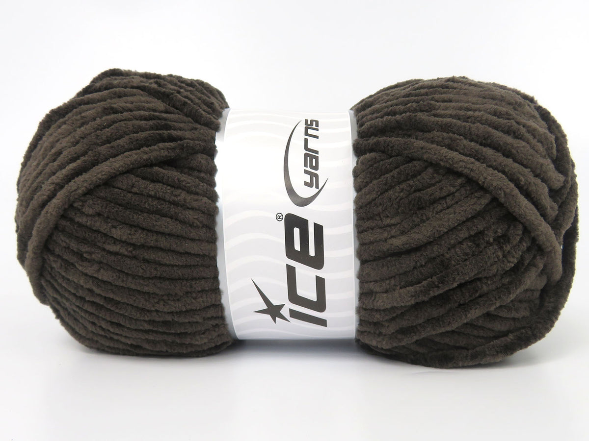 Velvet Chenille Brown fnt2-85646
