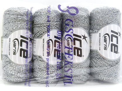 Gleamy 4 balls in pack / Silver, Grey fnt2-85782
