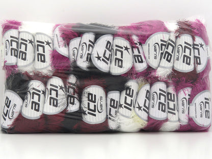 Mixed Lot Multicolor Eyelash Yarns fnt2-85817