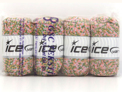 Stripe Lase Pink, Green, Gold fnt2-85840